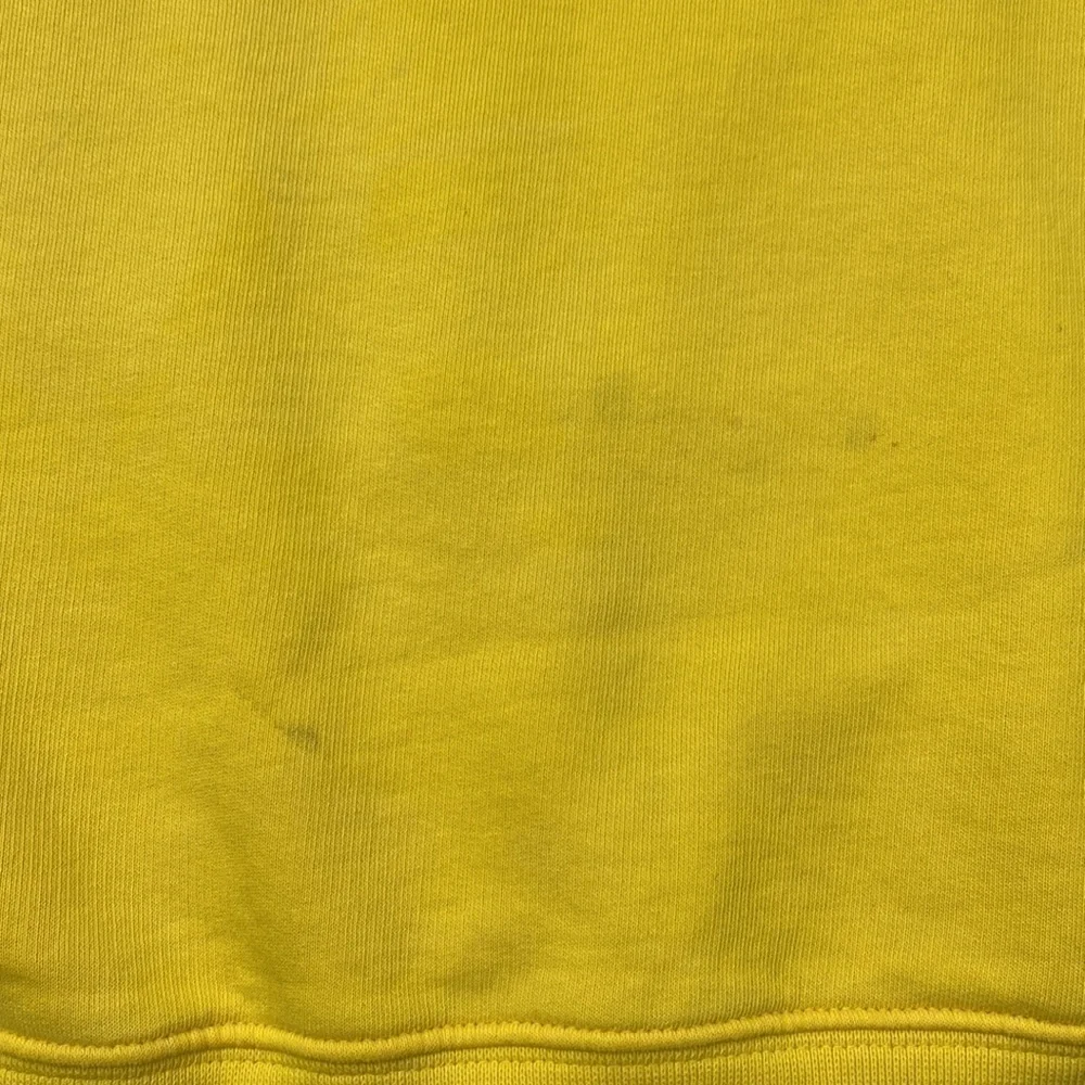 Vintage Nike Yellow Mini Swoosh Raglan Sleeve Yellow Crewneck Sweatshirt XXL